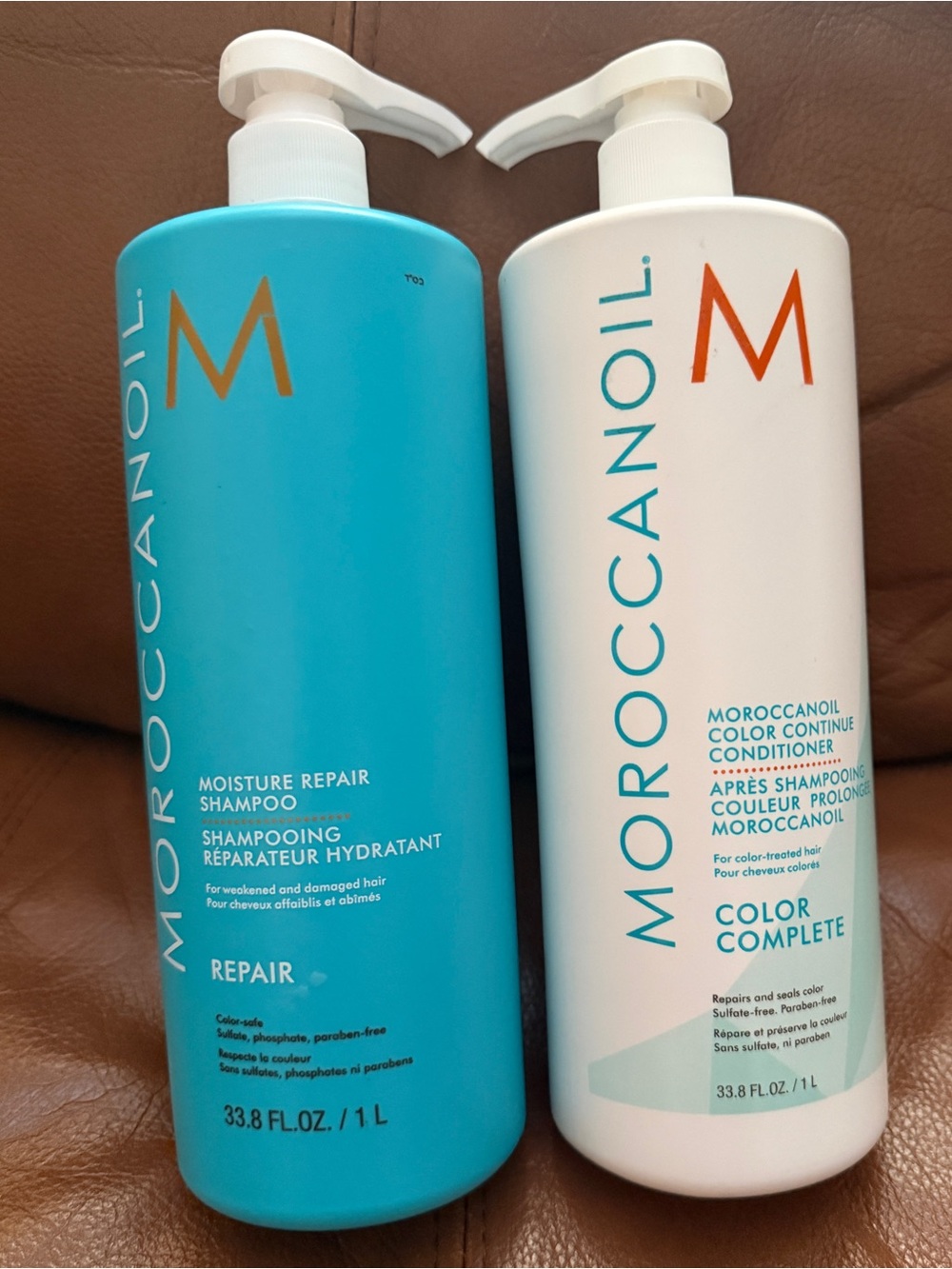 NEW Moroccanoil Shampoo & Conditioner Liter Set